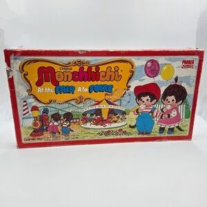 Vintage Original Monchhichi at the Fair (1974) Parker board